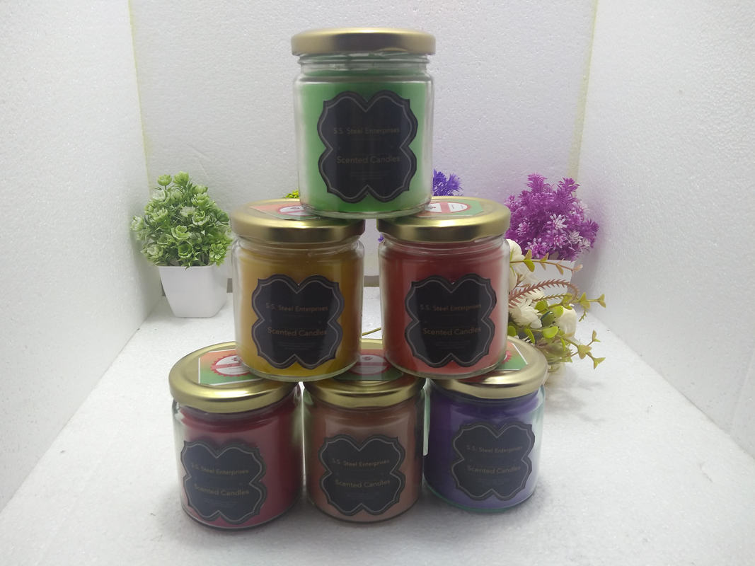 Jar  Scented  Candle  (Big Size) - 1 pcs  set